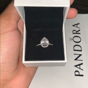 Pandora teardrop ring